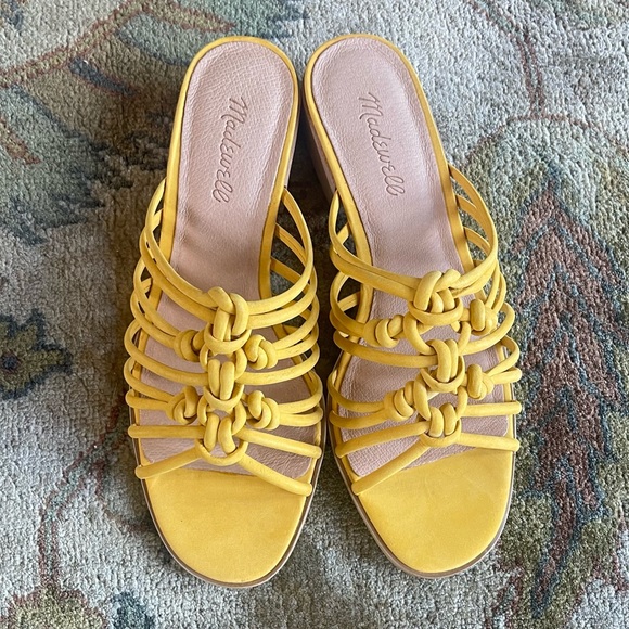 Madewell Shoes - Madewell Dakota knotted sandal mule Slide Size 8